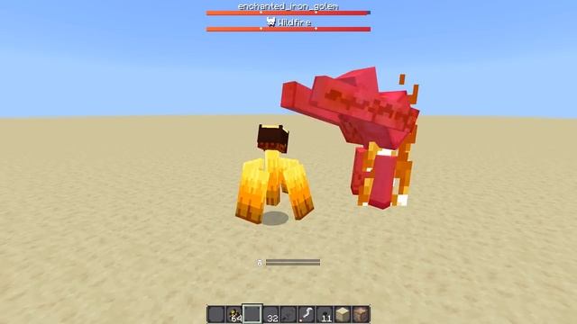 Enchanted Iron Golem vs Minecraft Dungeons Mobs and Bosses смотреть онлайн