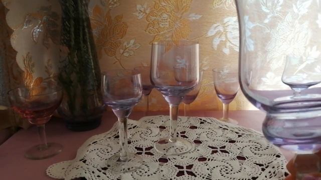 #КОМИССИОННЫЙ МАГАЗИН,ЦВЕТНОЕ СТЕКЛО СССР# , ОБЗОР МОИХ ПОКУПОК# смотреть онлайн