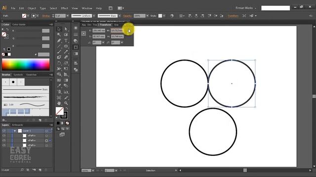 CorelDraw vs Adobe Illustrator - Tutorial How to Draw Logo | Yin Yang Symbol смотреть онлайн