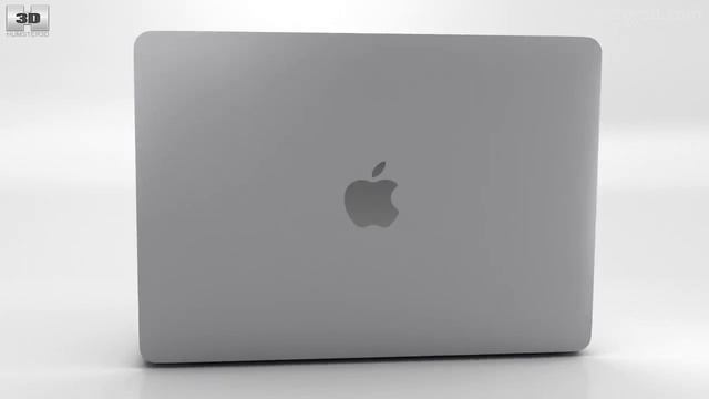 Apple MacBook Space Gray 3D Model By Humster3D.com