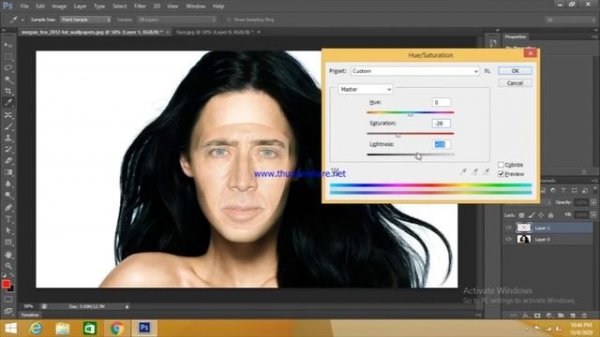 Auto Blend Layers - Photoshop