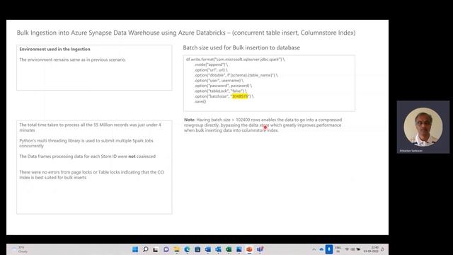 Large scale Bulk Data ingestion by Srikantan Sankaran смотреть онлайн