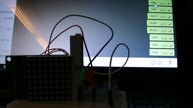 Telegram bot controlling Arduino LED and 8x8 LED matrix смотреть онлайн