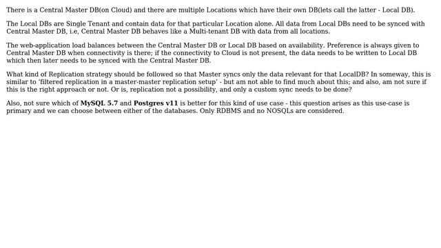 Databases: Data sync across Local and Cloud Database смотреть онлайн