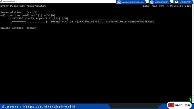 LKS ITNSA 2023 | Create Disk Partition with RAID Technology with two disk mirror on Debian 11 Serve смотреть онлайн
