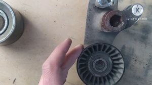 Мерседес Актрос МР-3.Приводной ролик и ремень(ремонт)