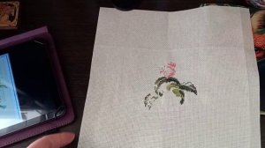 Все мои начатые процессы вышивки