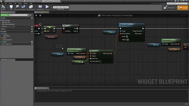 Interpolation - Tinterp Node in Unreal Engine 4 смотреть онлайн