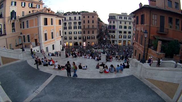 Площадь Испании. Рим. Piazza di Spagna. смотреть онлайн