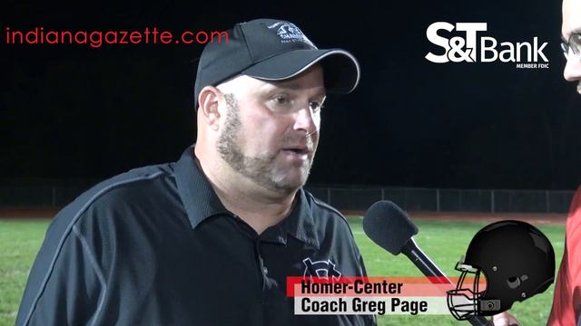 Post game interview with Home Center Coach Gerg Page Marion 9-14-2018 смотреть онлайн