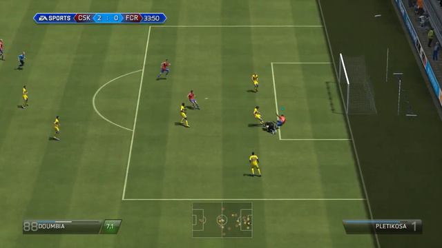 (FIFA 14) #2 Карьера за игрока DOUMBIA ИЗ ЦСКА МОСКВА