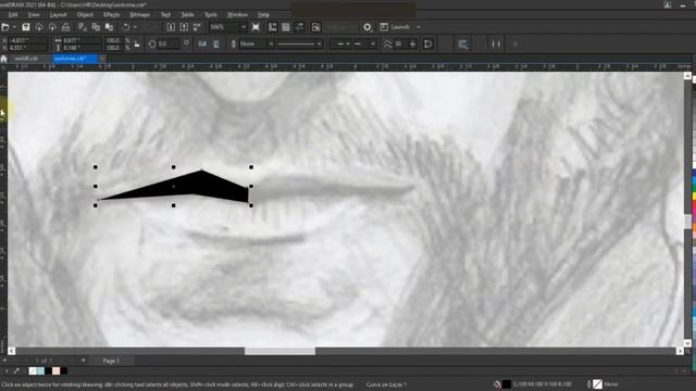 Coreldraw Manual Tracing Techniques for Experts & Beginners - Ahsan Sabri смотреть онлайн
