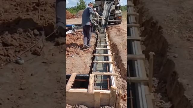 Заливка фундамента в Березово. Ижевск. ВМ-Строй смотреть онлайн