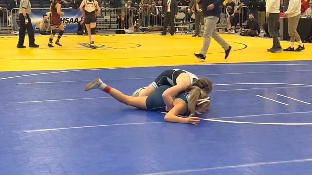 Bella (Freshman- Columbia HS) NY State Girls Invitational 3rd Place match vs Capogna (Rocky Point) смотреть онлайн