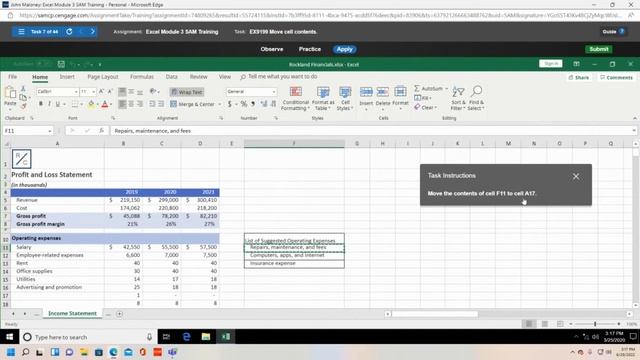 MS Excel MindTap Training Demonstration Video June 29_2022 смотреть онлайн