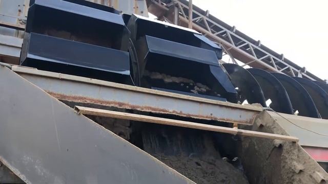 СГК 2622, Мойка песка, промывка песка, многоковшовый классификатор, грейфер, обезвоживание песка смотреть онлайн