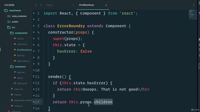19. React.js + Redux | 16. Error Boundary In React | Technical Warna | смотреть онлайн