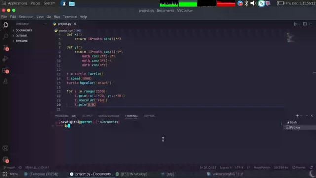 MENGKOMBINASIKAN RUMUS FISIKA COS DAN SIN KEDALAM PROGRAM PYTHON. смотреть онлайн