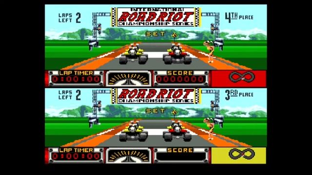 Road Riot 4WD (1992) - SNES смотреть онлайн