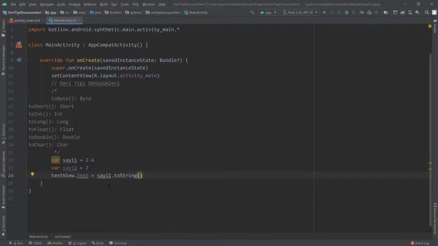 9. Kotlin Veri Tipi Dönüşümeri смотреть онлайн