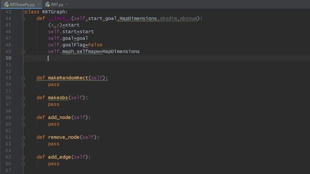 The RRT path planning algorithm simulated with python | part 1 смотреть онлайн