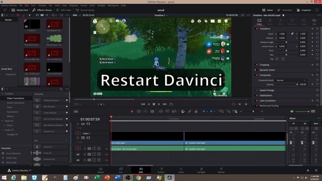 Davinci Resolve | Error Code -59 | The GPU failed to perform image processing | Fixed смотреть онлайн