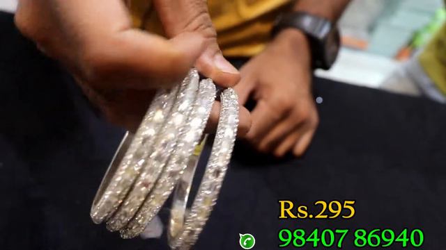 Bridal Bangles Kids Bangles AD Matt Beads Bangles | sowcarpet shopping in chennai смотреть онлайн