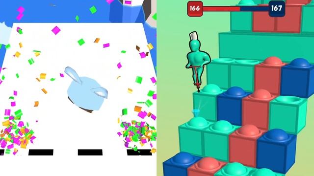 Pop It Games: Pop It Run!, Pop It Giant Run - 3⭐Max Level Gameplay Walkthrough Moblie смотреть онлайн