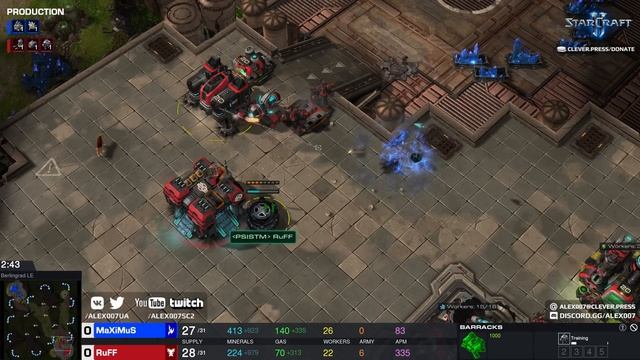 РАЗРЫВАЙ КАК RUFF: Полный разрыв шаблона от новых безумных стратегий креативщика №1 в StarCraft II