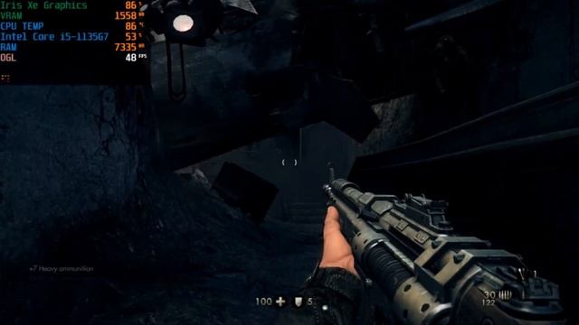 Wolfenstein The New Order on 8gb ram & Intel Iris Xe Graphics смотреть онлайн