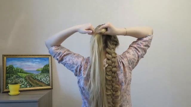 Прическа на выпускной с сочетанием кос смотреть онлайн
