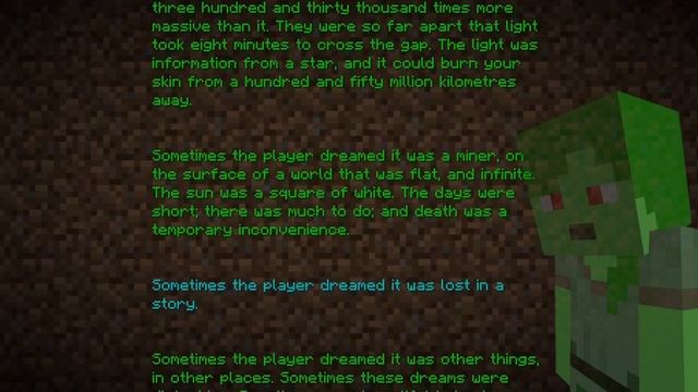 Minecraft End Poem (Reading) смотреть онлайн