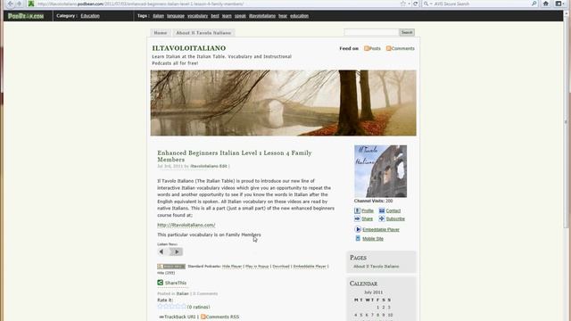 introduction to Beginners Italian at iltavoloitaliano dot com.avi смотреть онлайн