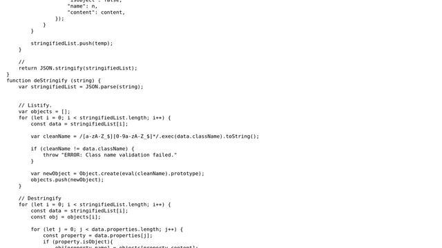 Code Review: Javascript Stringify Nested Objects with Loop References смотреть онлайн