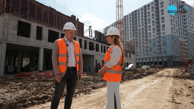 ЖК «У РЕКИ. Эко Видное 2.0» | Август 2023 | Динамика строительства | MR Group смотреть онлайн