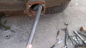 Замена полуоси на Иж Ода 2727 Пирожок