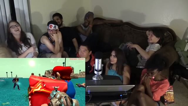 Gmod Dragon Ball Z Parody Puppet Show VanossGaming REACTION React DangIT 2 смотреть онлайн