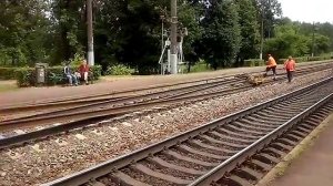 Замена обычного рельсового пути на бесстыковой