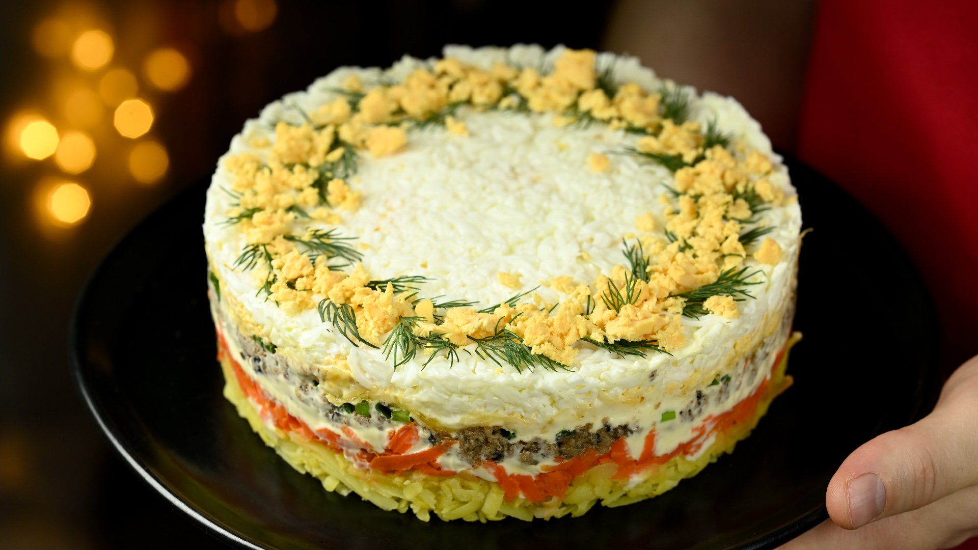 Необычный рецепт Салата Мимоза! Слоёный салат на новогодний стол! смотреть онлайн