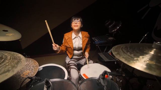 Attack on Titan Opening OP1 Guren no Yumiya Drum Cover ( Tarn Softwhip ) смотреть онлайн