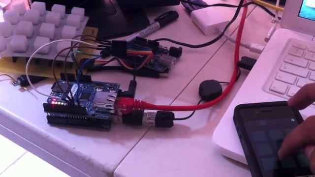 Arduino + Ethernet shield + TouchOSC смотреть онлайн