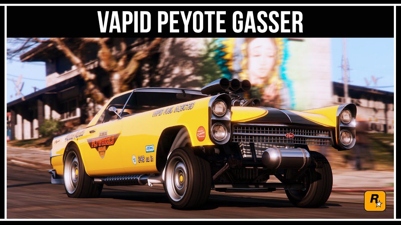 GTA Online: Обзор нового маслкара Vapid Peyote Gasser смотреть онлайн
