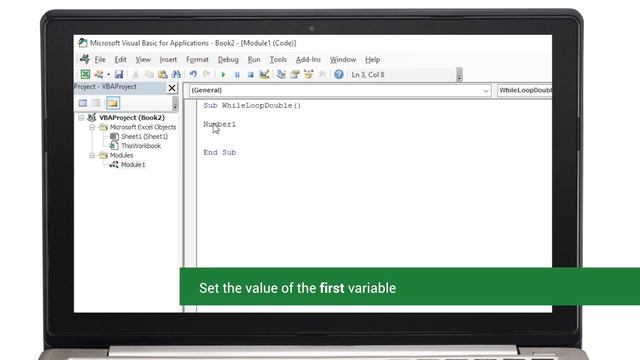 VBA While Wend Loop - VBA Excel Tutorial смотреть онлайн