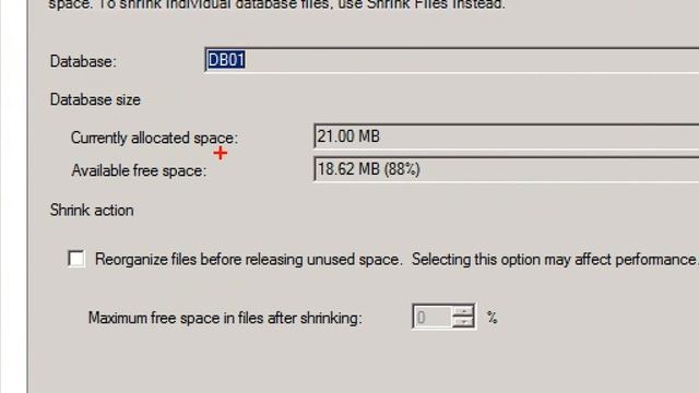 SQL Server 2k8 R2 - Tamanho Inicial - Politica Crescimento смотреть онлайн
