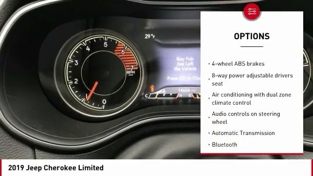 2019 Jeep Cherokee Limited Used P1251R смотреть онлайн