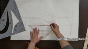 Построение спинки и полочки 40рр по методу Гуарино