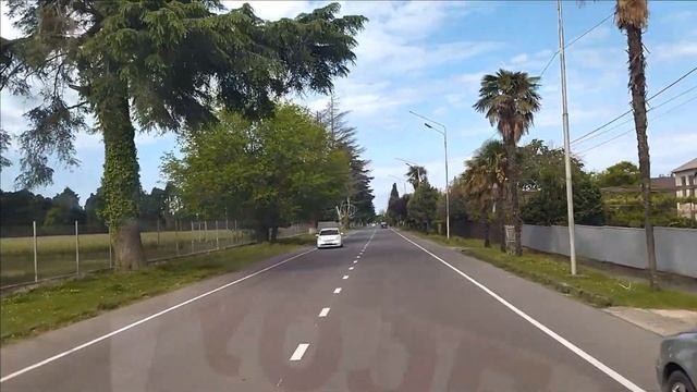 Абхазия Поездка из Гагры в Пицунду смотреть онлайн