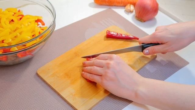 Азиатский салат Хе с баклажанами! Рецепт смотреть онлайн