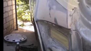 Ремонт заднего крыла "Lada Калина" Часть 1.