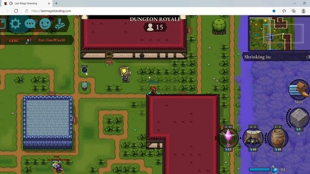 Last Mage Standing Web Browser Game